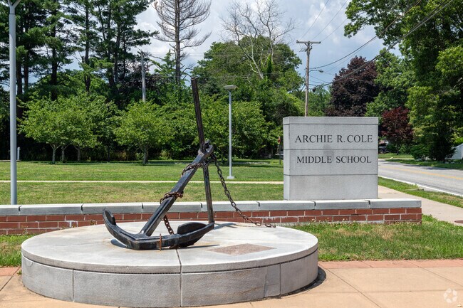 Providing an anchor for learning, the Archie R. Cole Middle School in East Greenwich is superb.