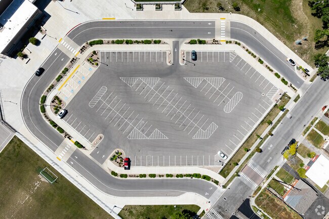Edison Elementary School has plenty of parking.