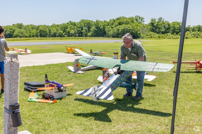An RC park sits minutes from Eastland Park for residents to fly model planes.
