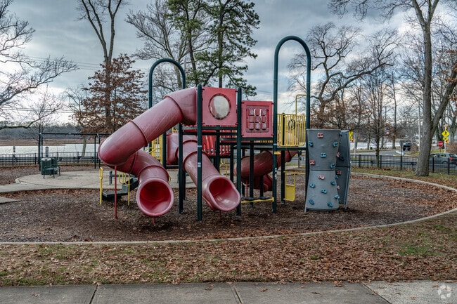 Mundy Ave Park has a nice playground for kids to play on.
