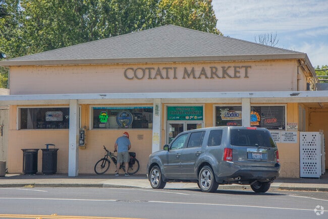Cotati Market is a great place for locals to grab their groceries downtown.