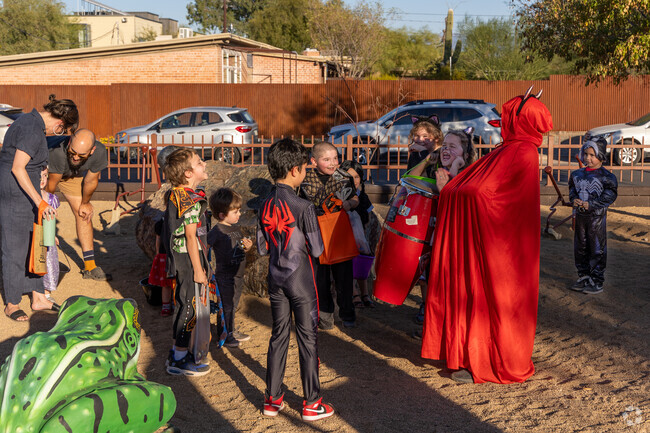 Miramonte residents gather for the annual Halloween parade and party at Miramonte Park.