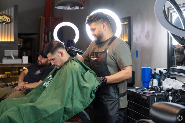 Visit Major League Barber for a fresh haircut.