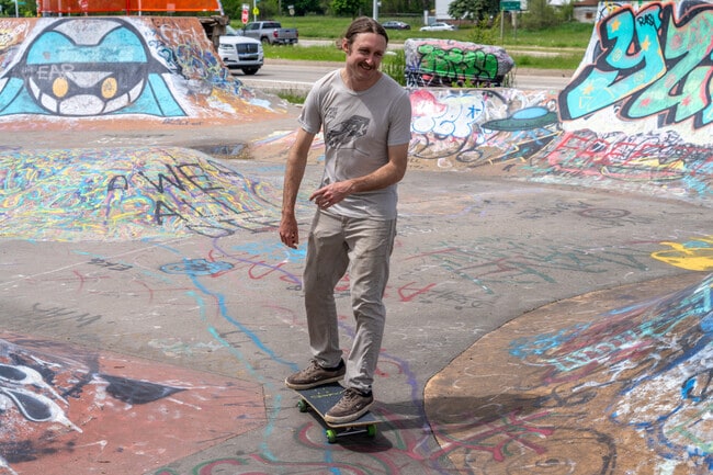 Ride It Sculpture Park in Campau-Banglatown is busy each afternoon.