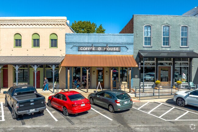 Coffee House in Downtown Pilot Point has coffee and hosts regular live music nights.