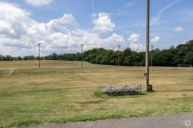 Students have access to ball fields at Lincoln Terrace Elementary School.