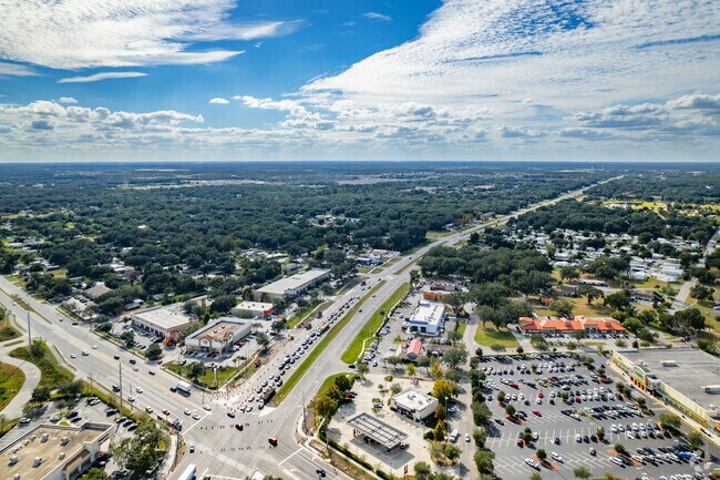 A beautiful aerial view of Campbell City.
