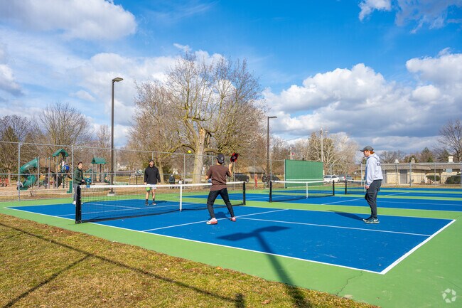 Residents of North Anthony can get some exercise on the Lakeside Park pickleball courts.