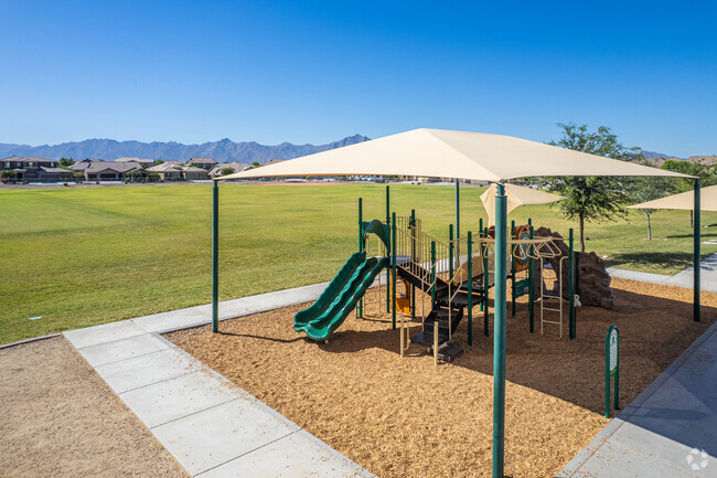 Playground adventures at Paseo Pointe School in Laveen.
