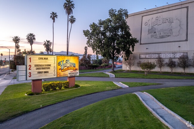 The Van Buren Drive-In Theatre and Swap Meet has been a Riverside favorite since 1964.