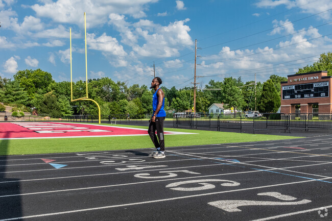 Lawrence High has a great tack that residents can use when school is not in session.