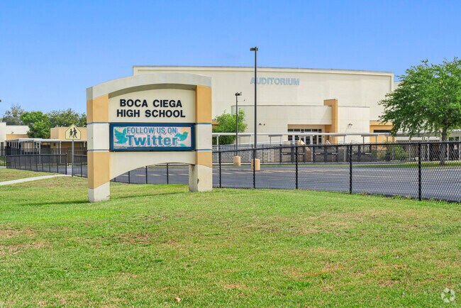 Boca Ciega High serves students in grades 9-12 in the Gulfport neighborhood.