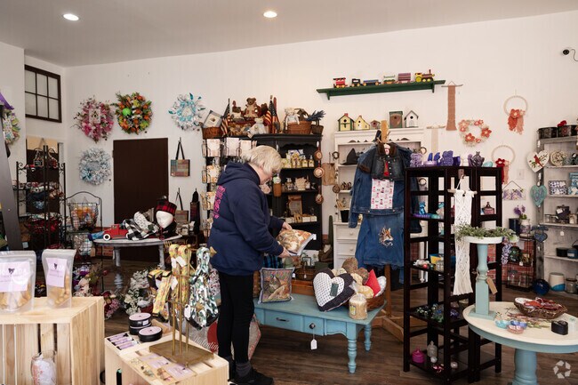 The Ugly Rooster in Halfmoon features a quaint shop stocked with locally sourced goods.