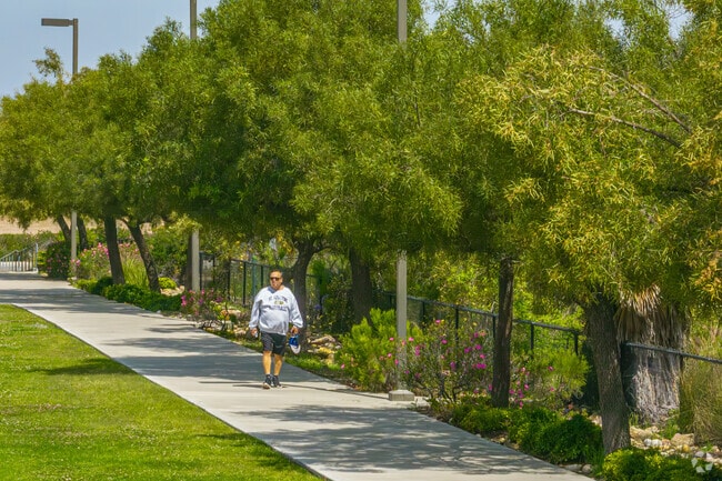 Stoneridge Park offers locals serene walking paths to enjoy.