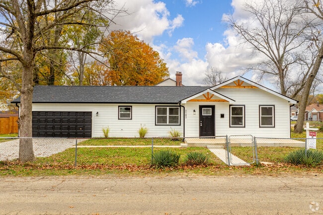 New construction ranchers in Forest Manor have attached garages for secure parking.