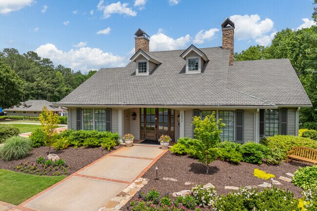 The Seven Oaks community clubhouse is the central hub for all neighborhhod activities and events held throughout the year.