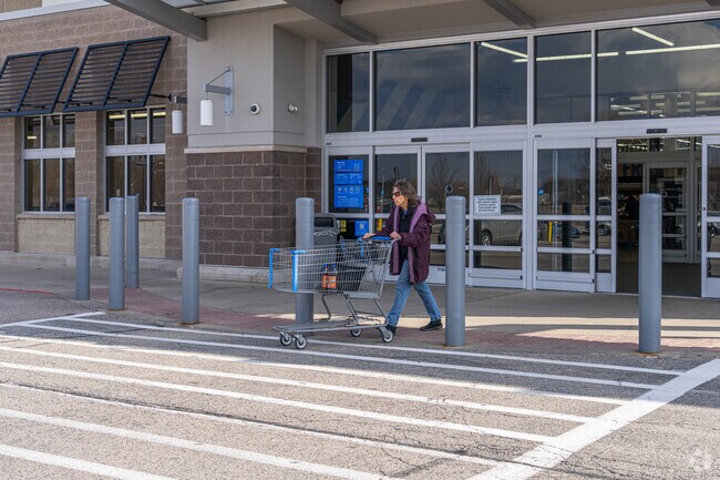Shore Hills residents buy groceries at the local Walmart.