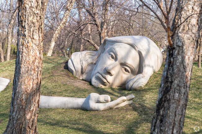There are many incredible artworks at Chicago Athenaeum International Sculpture Park.