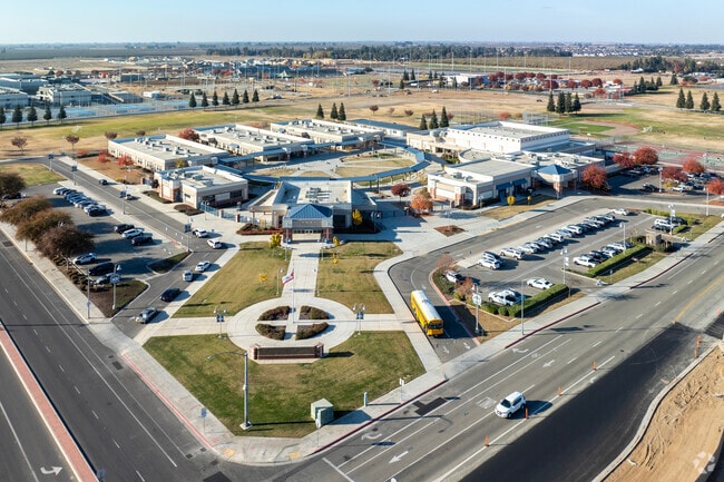 The campus of Glacier Point Middle School in Fresno.
