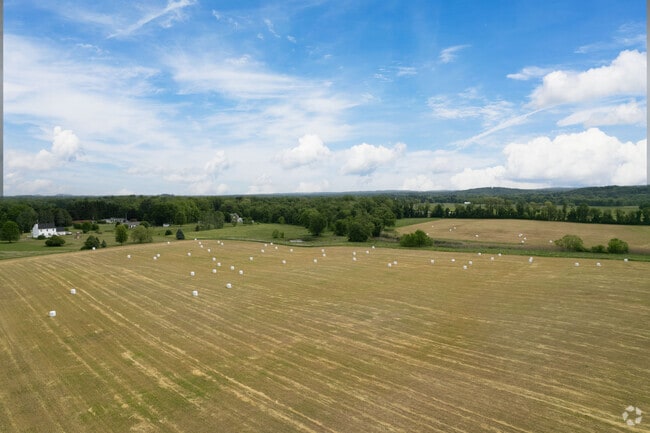 Farm land is the most common feature in Milan, being a large part of the Hudson Valley's farm to table culture.