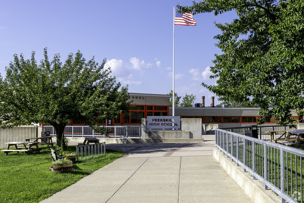 Peekskill High School, established in 1929, is located at 1072 Elm Street in Peekskill, New York