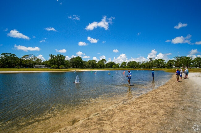 The Space Coast Model Sailing Club meets at Wickham Park.