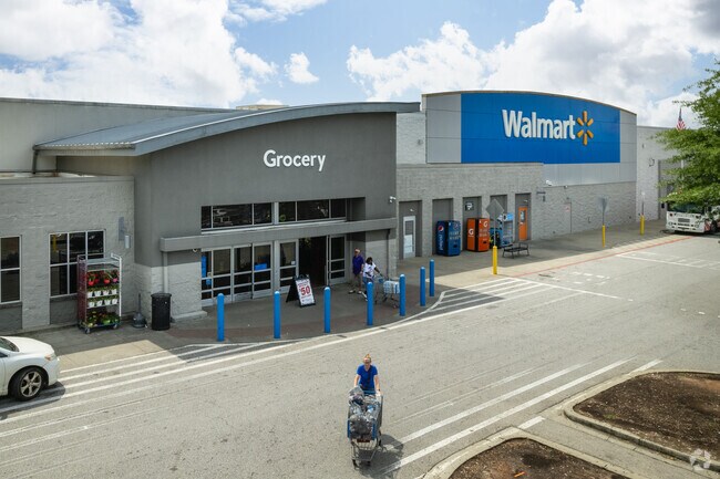 A large Walmart store is located right outside of the Welcome neighborhood.