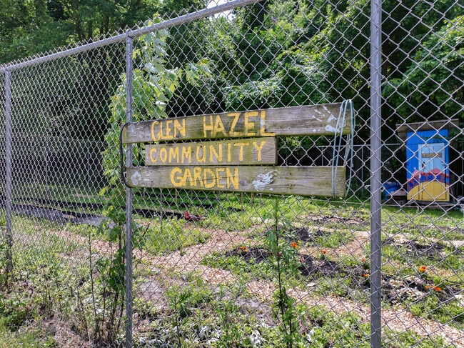 If you have a green thumb make sure to stop by the Glen Hazel community garden.