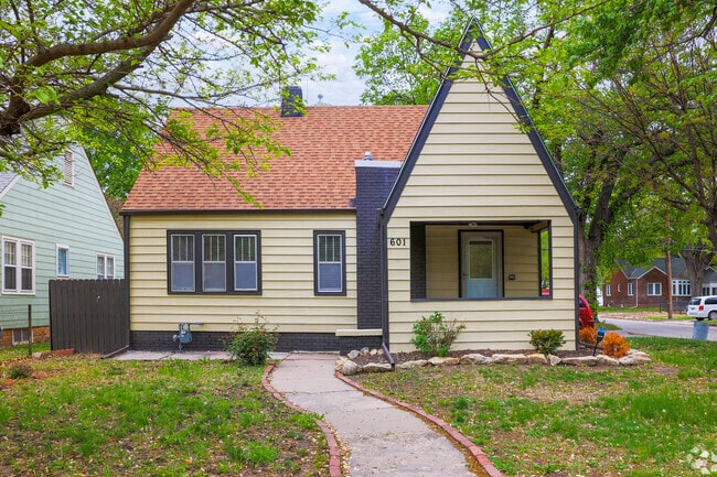 Classic A-frame roofing dominates the East Front/Sunnyside architectural landscape.