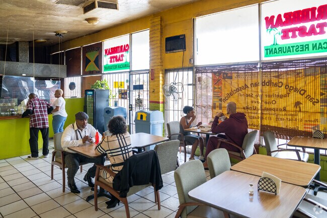 When locals want some authentic Caribbean food they head to the Trolly Stop Plaza in Skyline.