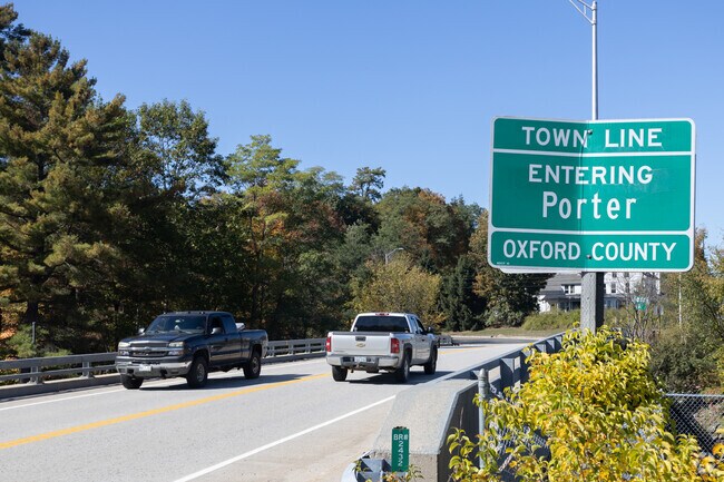 Porter anchors a small area in Oxford County, Maine.
