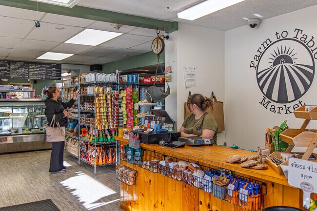 Farm to Table Market sells local produce to residents of Ossipee.