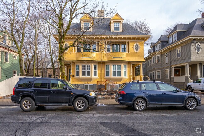 You're bound to stop and marvel as you walk by some townhomes in Mid-Cambridge.