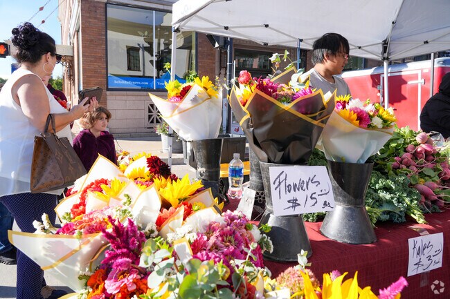 Fresh cut flowers are a popular option for patrons of Beloit Farmers Market.