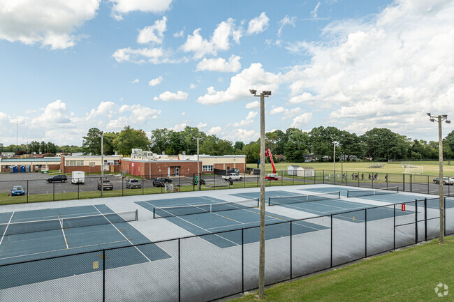 Tennis is a popular extracurricular activity at Wicomico High School.