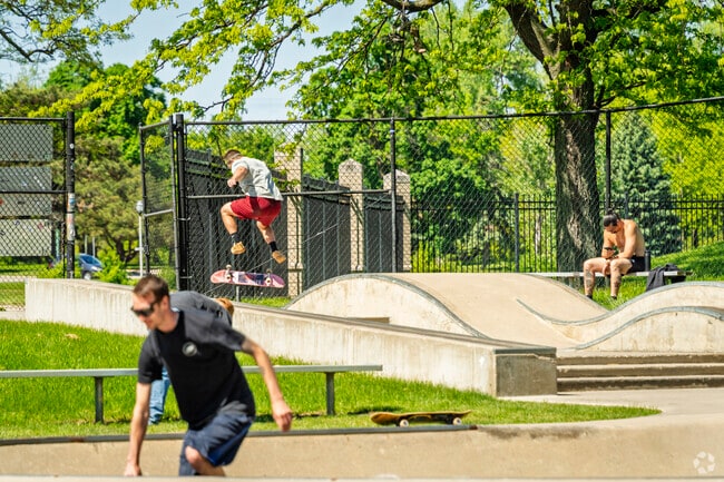 Fairground locals head to Franke N. Anderson Water and Skate Park to skate.