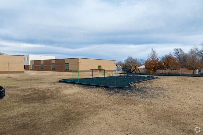 Kids have lots of space to enjoy during recess at Ortiz Elementary School.