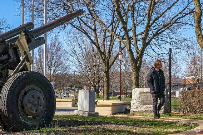 Stroll the trails through history in Manheim's Veterans Memorial Park.