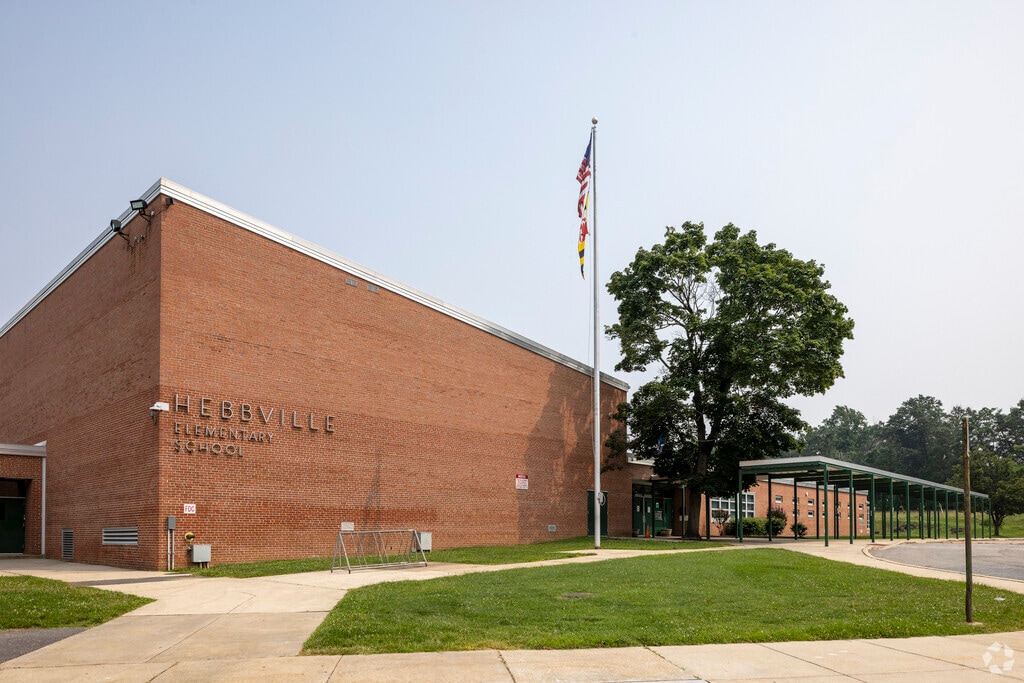Hebbville Elementary School building in Milford Mill.