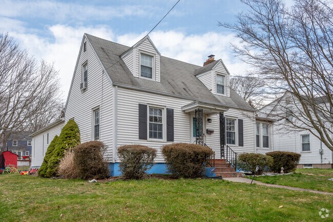 This Cape Cod home is located inland, but still close to the water.