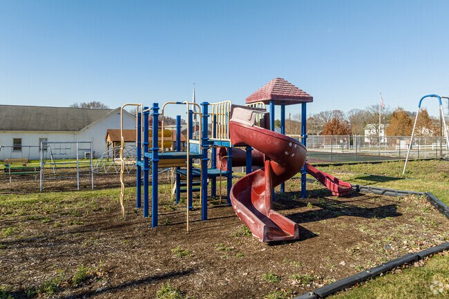 New Stanton's kids love the playground at nearby Hunker Community Park.