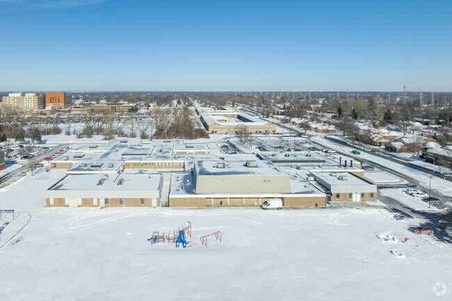 Frontier International Academy Elementary and school yard.