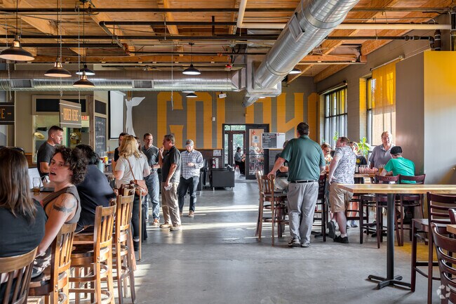 Meet friends or co-workers for a drink at Goldhorn Brewery in St. Clair-Superior.