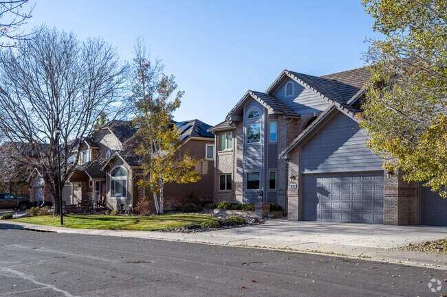 New craftsman homes have colorful detailing in The Outlook.