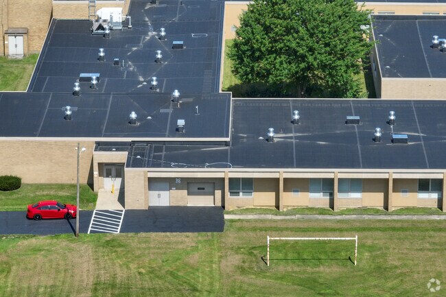 Klein Elementary School is right next to Lake Erie.