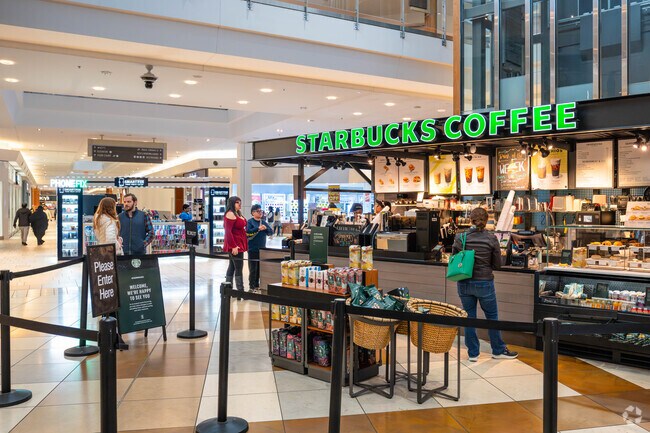 Springfield Town Center offers the convenience of Starbucks in the center of the mall.