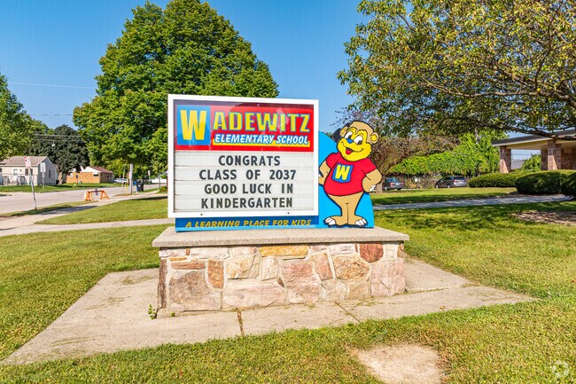 Wadewitz Elementary School is a public school in Racine's Wustum neighborhood.
