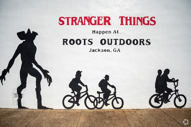 The popular Netflix series Stranger Things was filmed in Butts County.
