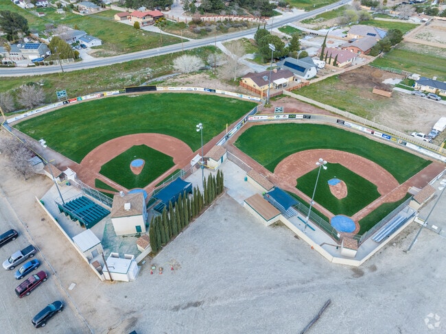 The Quartz Hill Little League fields cater to budding baseball players in Quartz Hill.