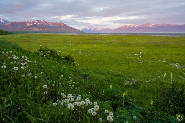 The last light of day falls upon the mountains as another beautiful day in Bayshore/Klatt ends.